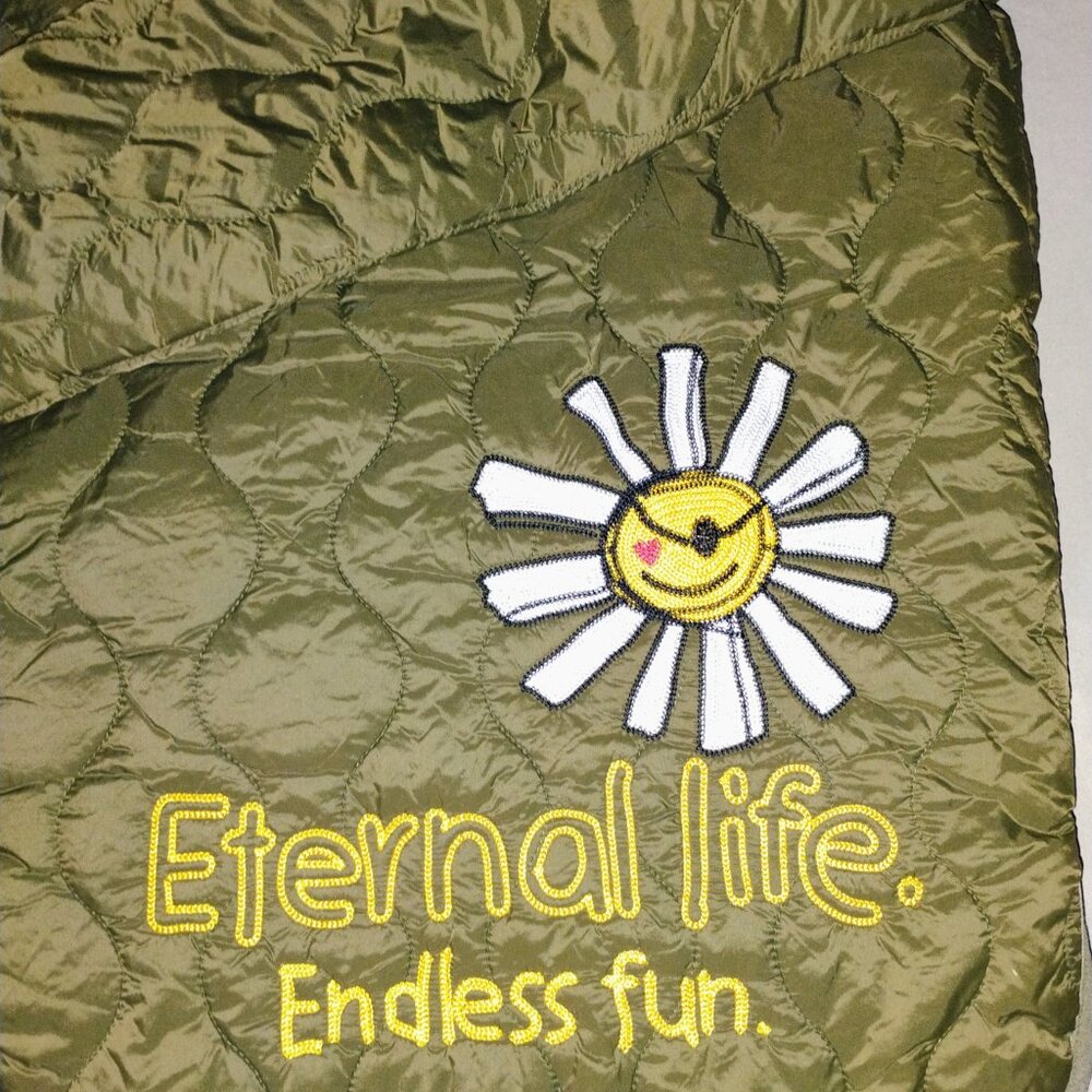 First Row Embroidered Quilted Jacket. - Picture 4 of 4